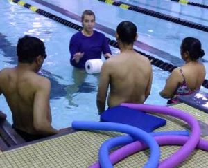 Adult learn to swim program