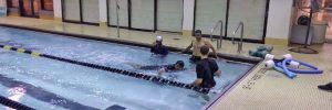 Excel Aquatics offers several adult swim classes and lessons.